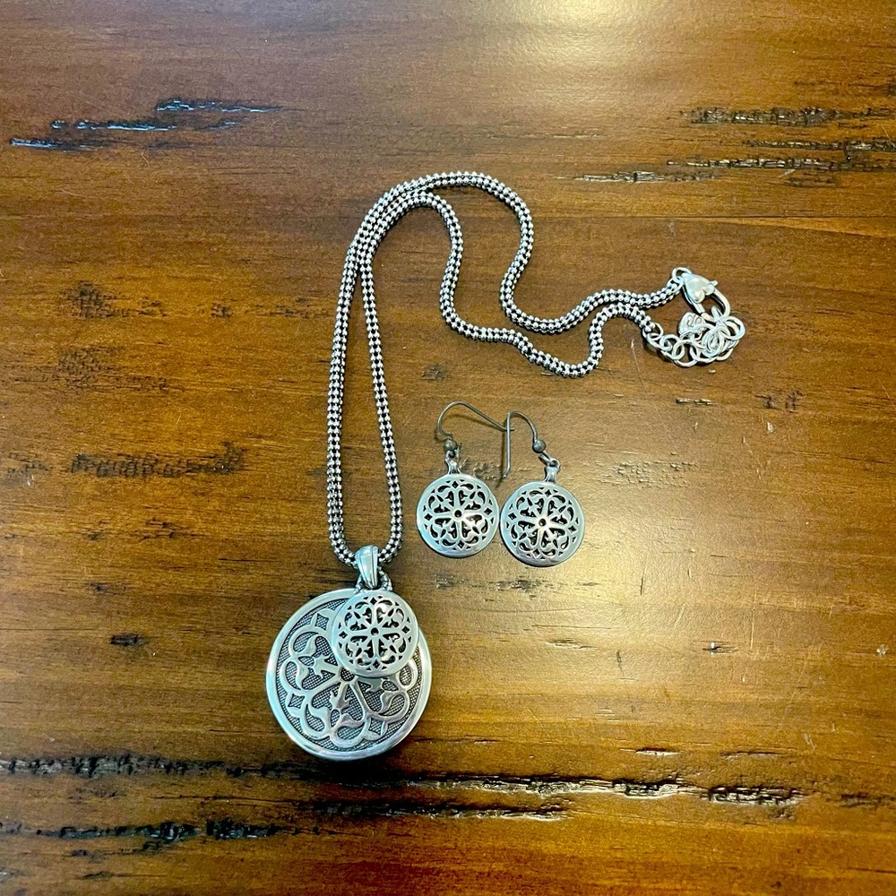 Brighton necklace & earrings set